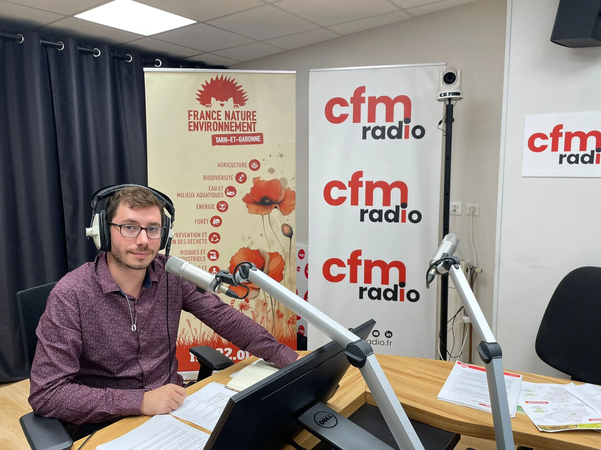 Kévin Morere à la radio